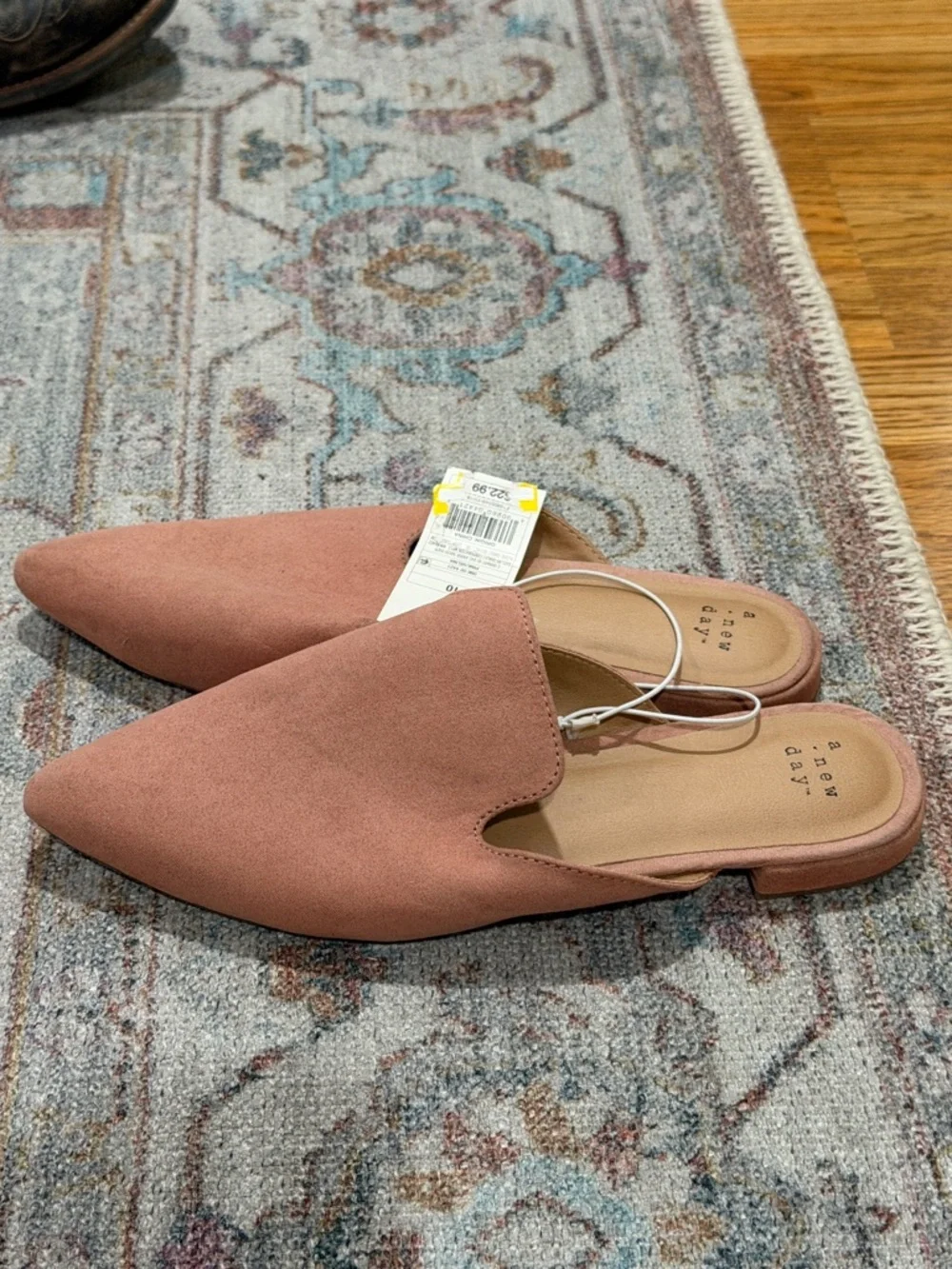 a new day Dusty Rose Pointed-Toe Slip-On Mules - Picture 3 of 3